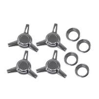 Set de 4 enjoliveurs centraux 3 branches vintage | Rétro Jante