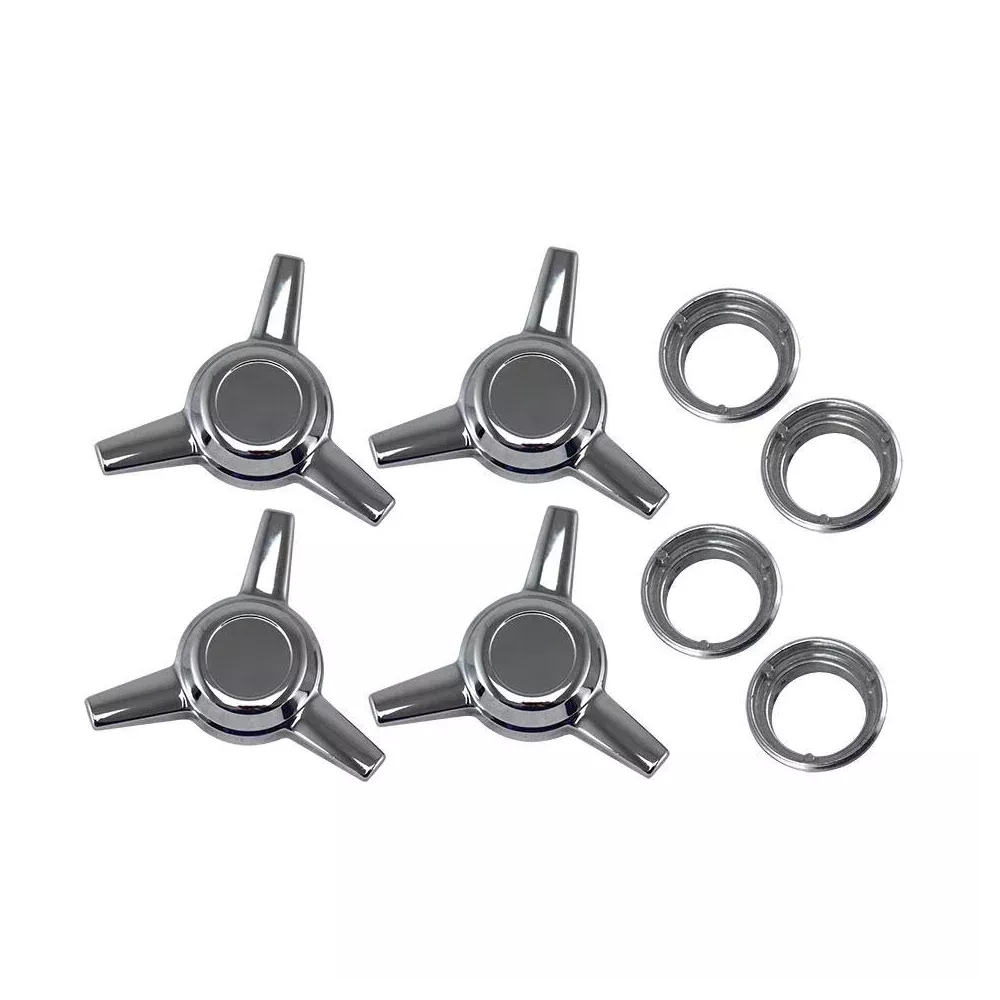 Set de 4 enjoliveurs centraux 3 branches vintage | Rétro Jante