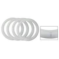 Set de 4 flancs blancs pneu 4,5 cm (10" à 17") | Rétro Jante