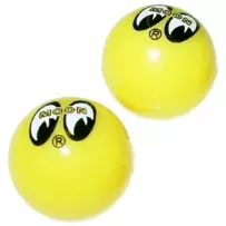 Set de 2 capuchons de valves de roues ronds Moon | Rétro Jante