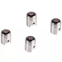 Set de 4 capuchons de valves aluminium Wolfsburg | Rétro Jante