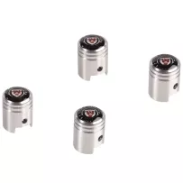 Set de 4 capuchons de valves aluminium Wolfsburg | Rétro Jante