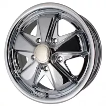 5x112 VW Jante Style Fuchs Chromée 5.5x15 (ET20) | Rétro Jante