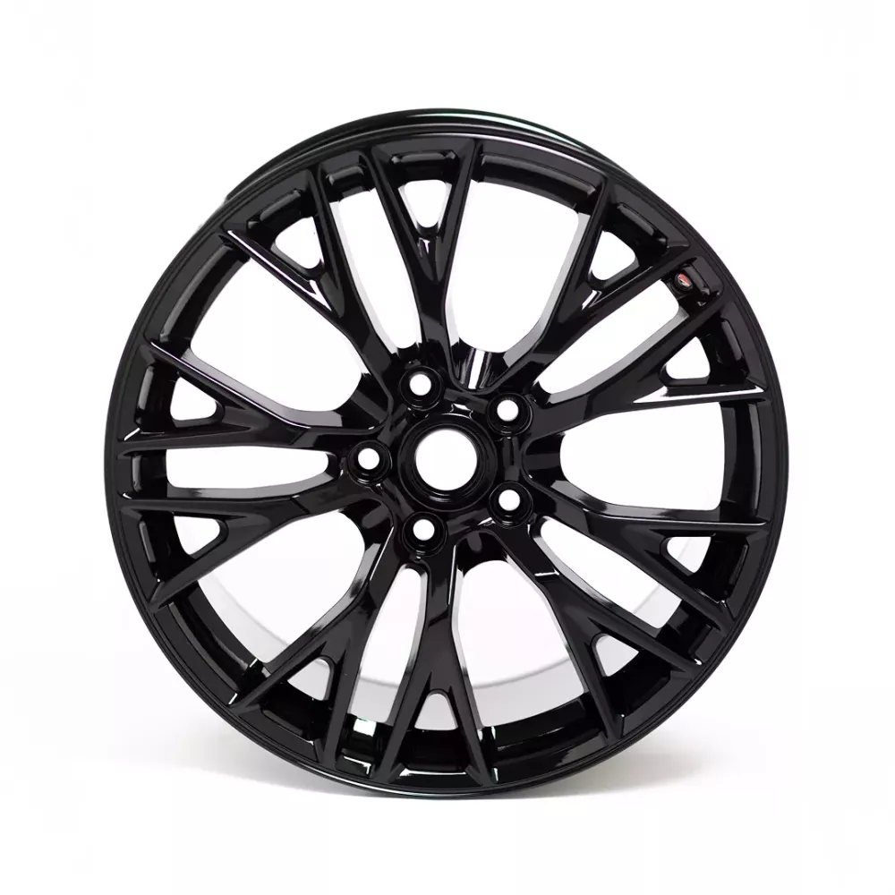 5x120,7 Jante Corvette Gloss Black (4 déclinaisons Noir Brillant) | Rétro Jante