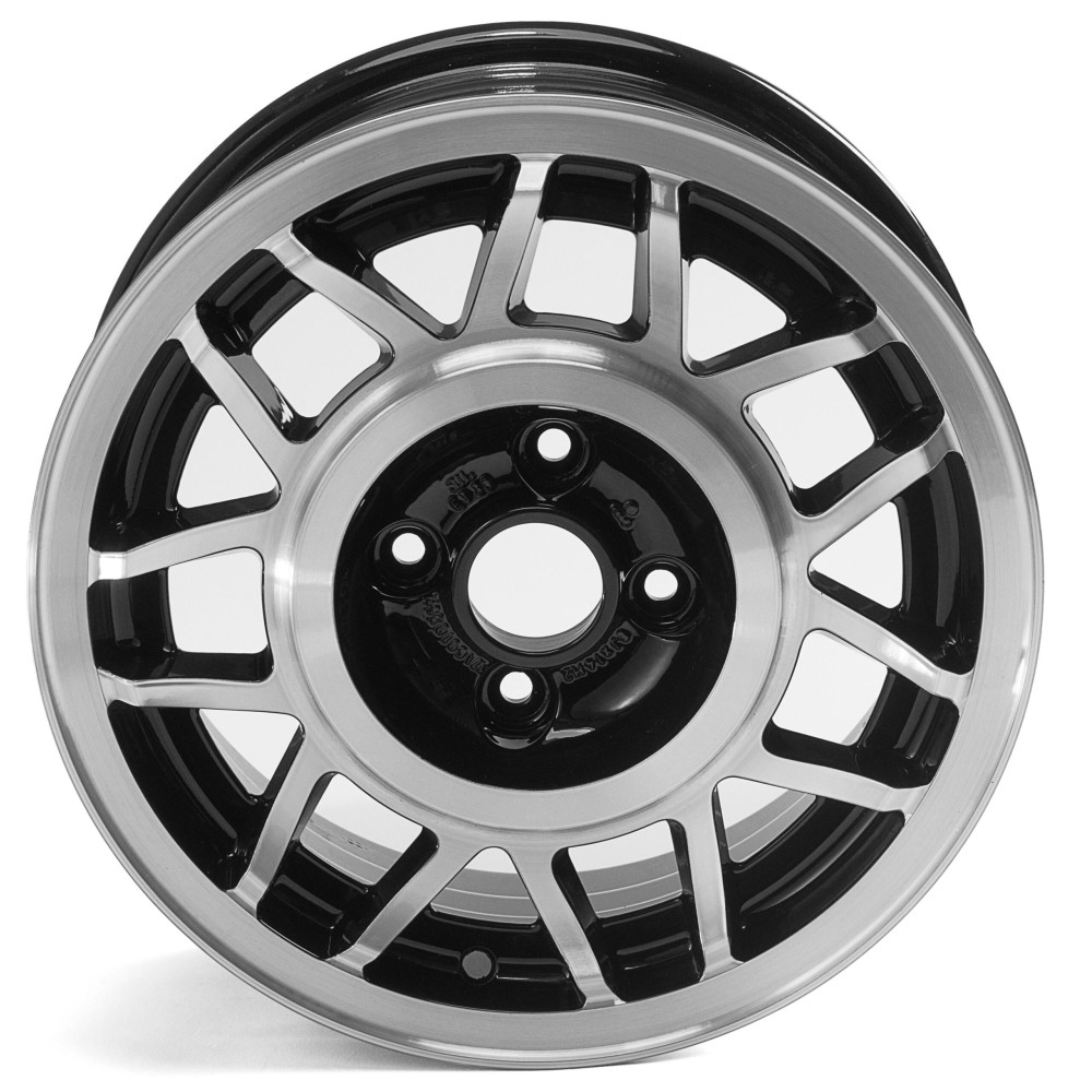 VW 6x14" Jante Quartett Golf Blanc/rouge/noir 4x100