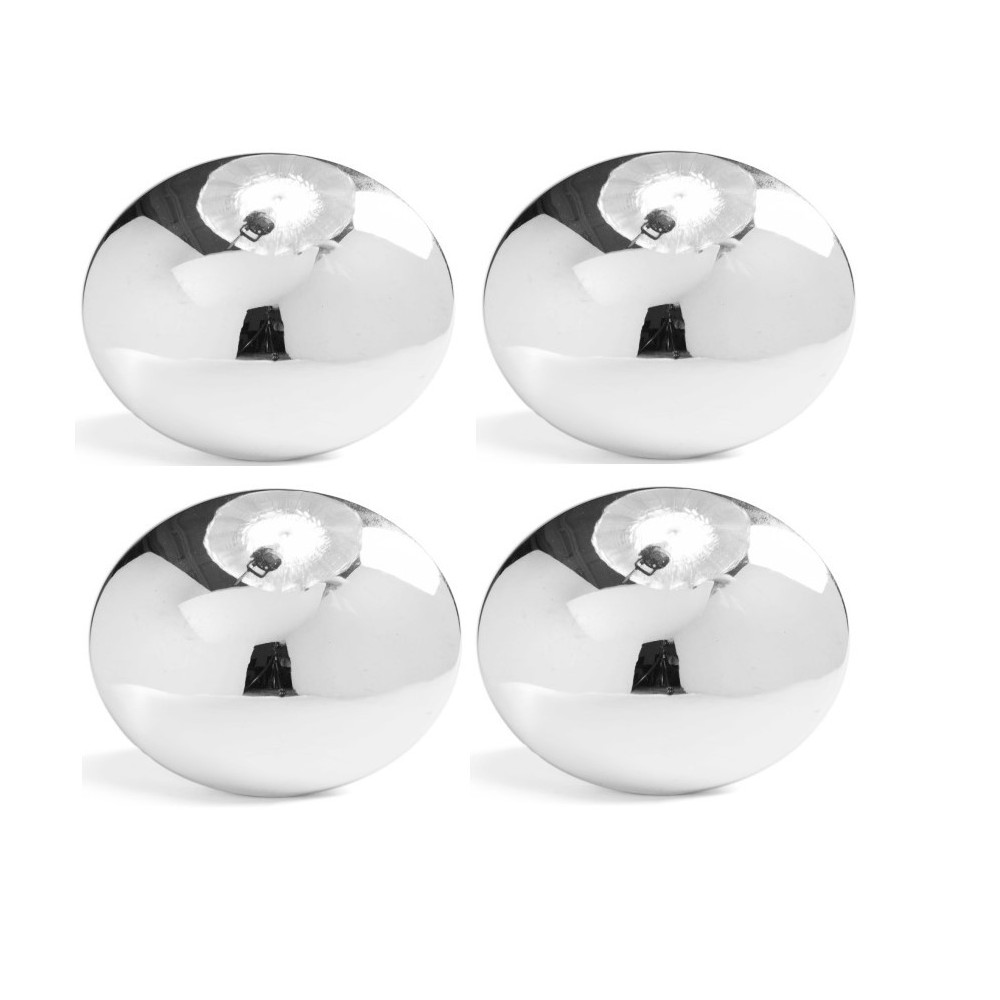 Enjoliveur de jante smoothie chromé set de 4