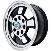 VW 4x130 Jante Riviera Noire et Polie 5.5x15 (ET17) | Rétro Jante