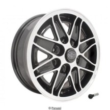 Jante/roue noire brillant Cosmic (la pi√®ce) EMPI