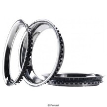 Cerclage enjoliveur inox de jantes/roues x4