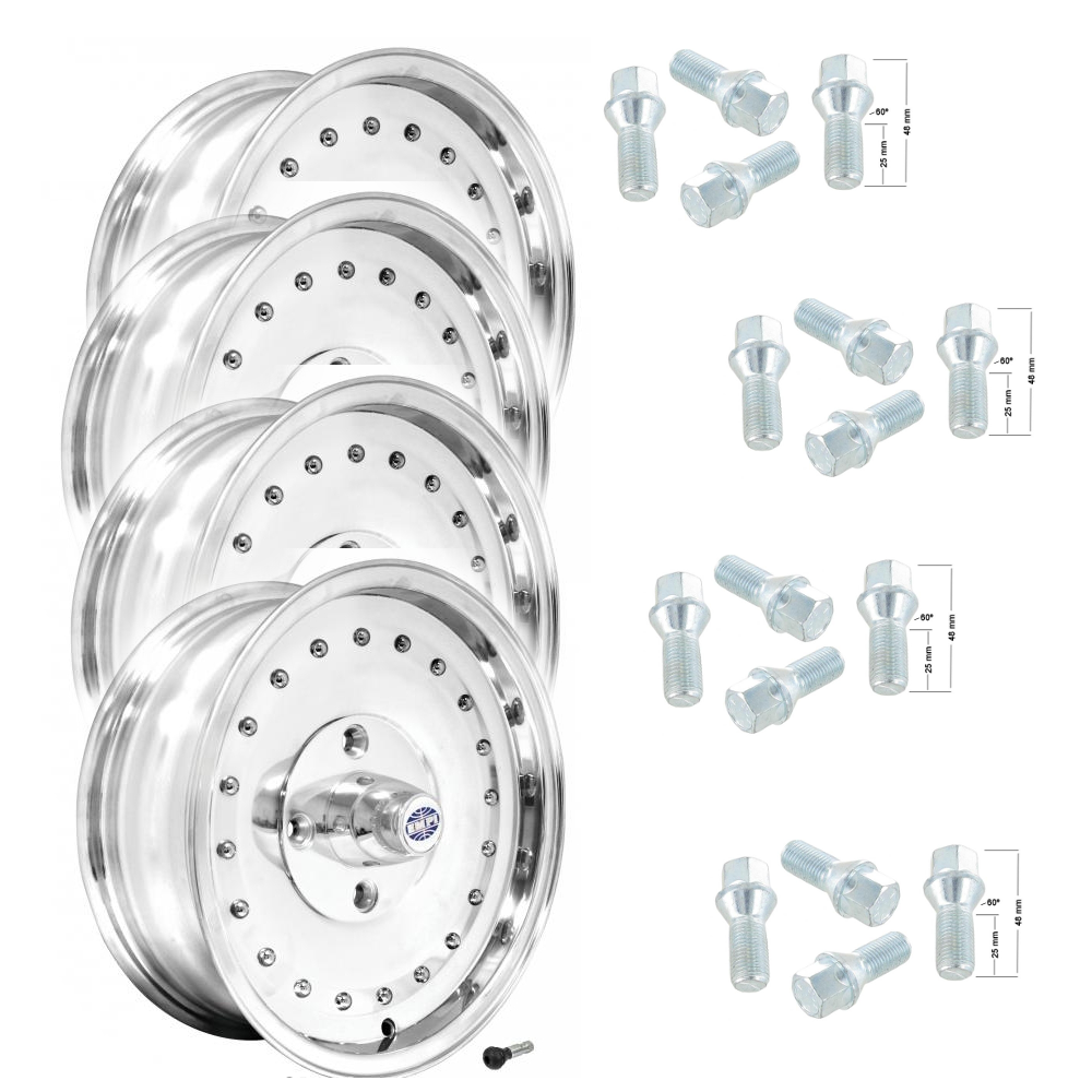 Jantes Smoothie Centreline 15", kit complet