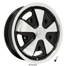 Jante alliage 911 polie d√©taill√©e en noire int/ext EMPI