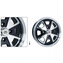 Jante Baby fuchs replica 914 noir brillant (la pi√®ce)