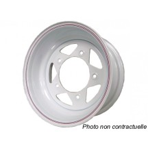 VW 15" 5x205 Jante EMPI TRIANGULAR blanche