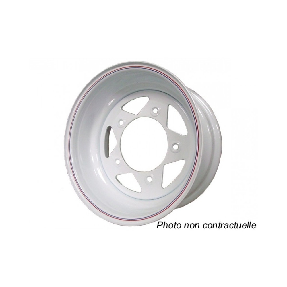 VW 15" 5x205 Jante EMPI TRIANGULAR blanche