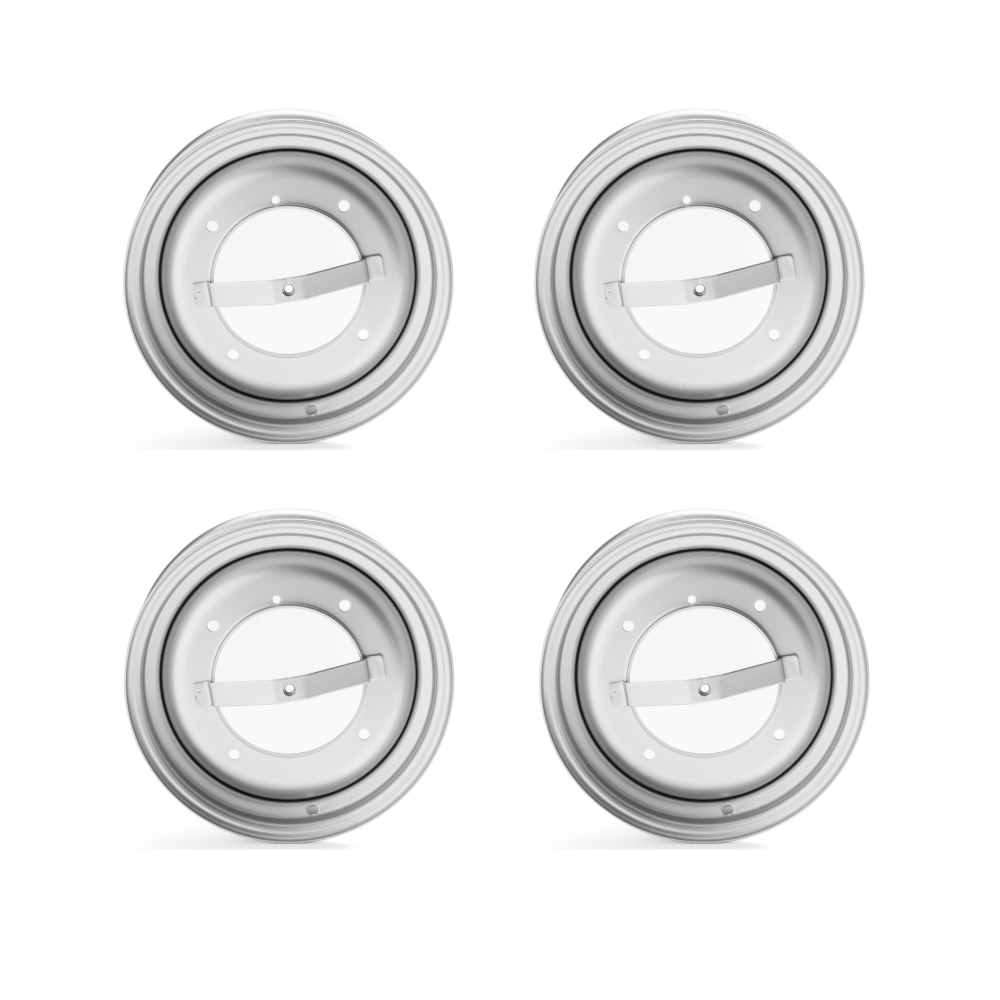 Fiat 500 3.50×12′′, PCD 4×190, ET28, ABE, argent, set de 4