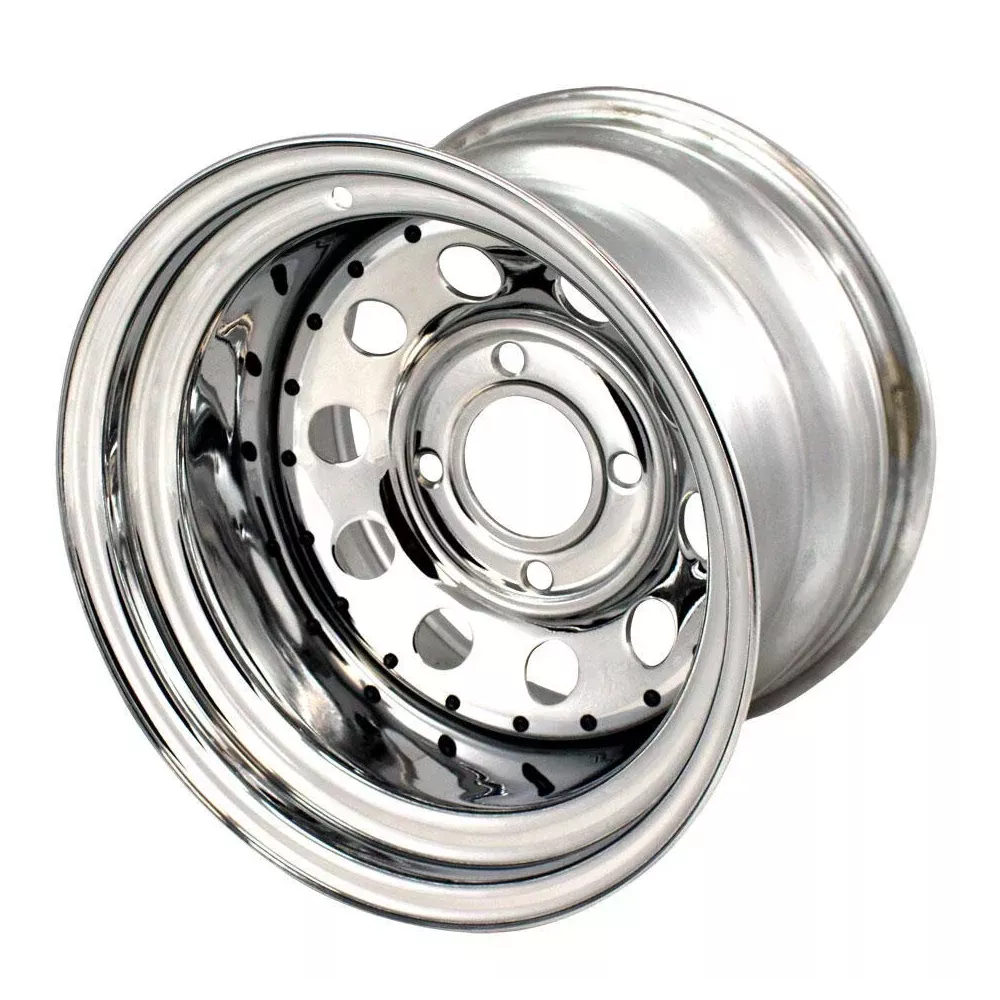 VW Roue Modular 4 trous Chromée 15 Pouces 4x130 | Retrojante