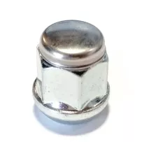 Écrou de roue fermé chromé 12x1.5 appui arrondi | Rétrojante