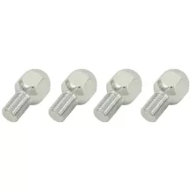 Set de 4 boulons de roue chromés appui bombé 14x1.5 | Rétro Jante