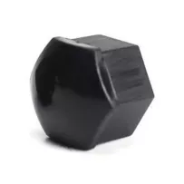 Cache-écrou de roue plastique noir 17mm 19mm | Rétro Jante