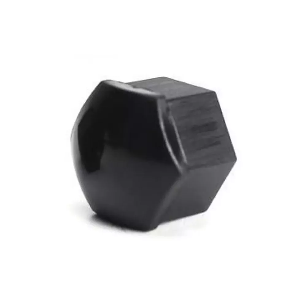 Cache-écrou de roue plastique noir 17mm 19mm | Rétro Jante