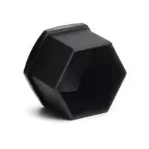 Cache-écrou de roue plastique noir 17mm 19mm | Rétro Jante