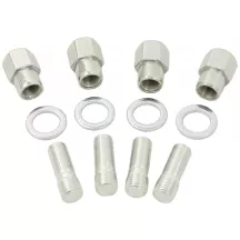 Set 4 écrous et goujons roue appui plat | Rétro Jante
