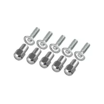 Set 5 écrous et goujons roue appui plat | Rétro Jante