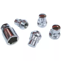 Set 4 écrous antivol roue appui conique (12x1.5 / 14x1.5)