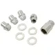 Set 4 écrous antivol roue appui plat 1/2x20 | Rétro Jante