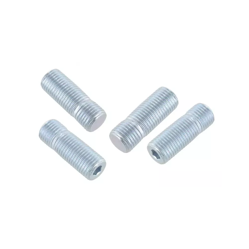 Set 4 goujons roue métal galvanisé 14x1.5 | Rétro Jante