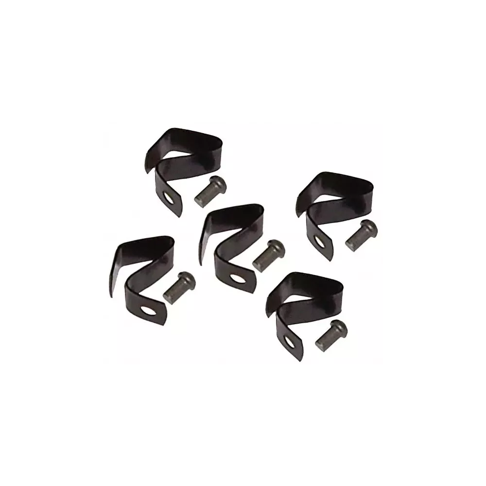 Set de 5 clips attaches enjoliveur roue avec rivets | Rétro Jante