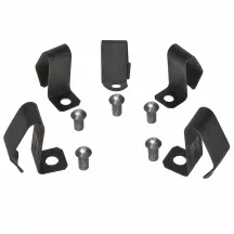 Set de 5 clips attaches enjoliveur roue avec rivets | Rétro Jante
