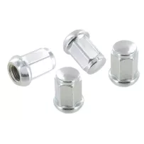Set 5 écrous roue métal chromé 14x1.5 | Rétro Jante